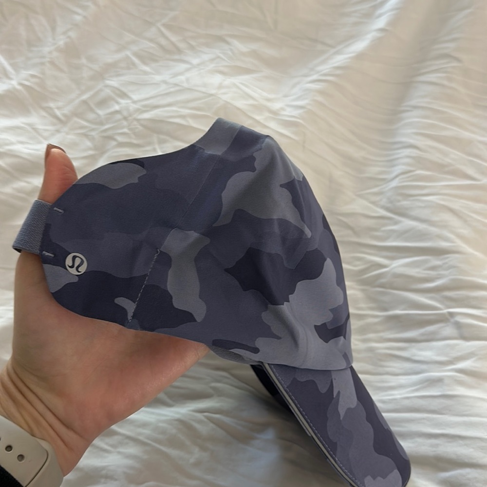 Lululemon camo ponytail hat. Excellent condition